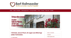 Desktop Screenshot of berthofmeester.com